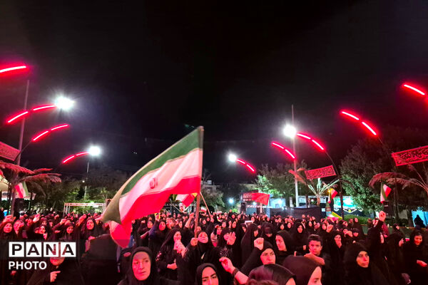 سیاه‌پوش شدن معابر و خیابان‌های آباده در ماه محرم