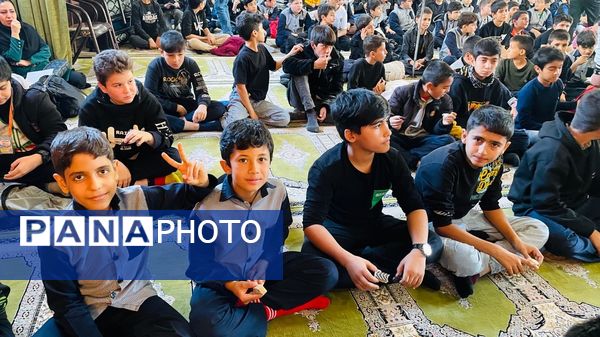 مراسم شهادت حضرت زهرا (س) در مدرسه معلم آشخانه 