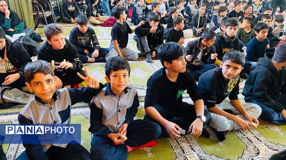 مراسم شهادت حضرت زهرا (س) در مدرسه معلم آشخانه 