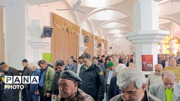 نخستین نماز جمعه ماه مبارک رمضان در شهرستان خلیل‌آباد 