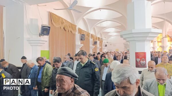 نخستین نماز جمعه ماه مبارک رمضان در شهرستان خلیل‌آباد 