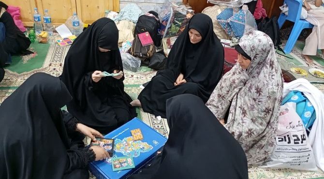 پیوند معنوی دانش آموزان و ایرانمون در اعتکاف