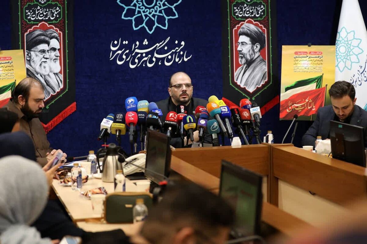 3500 موکب مردمی در آیین راهپیمایی اربعین تهران 