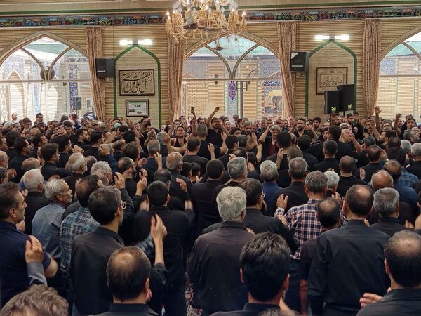 عزاداری هیأت های کاشمر در روز هفتم ماه محرم