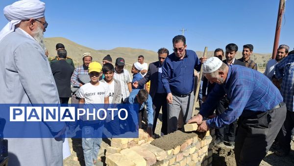 برگزاری آیین خشت گزاری طرح مدرسه اولیا 