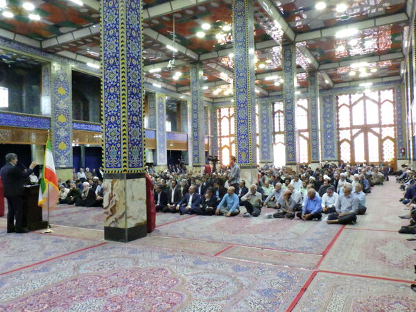گرامیداشت شهدای هفته دولت در مسجد حظیره یزد