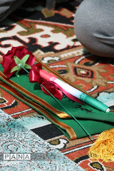 زنگ نماز در مدارس مشهد با حضور نماینده ولی‌فقیه در خراسان رضوی 
