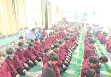  زنگ نماز در دبیرستان پسرانه شهید هاشمی نژاد ناحیه۲ مشهد
