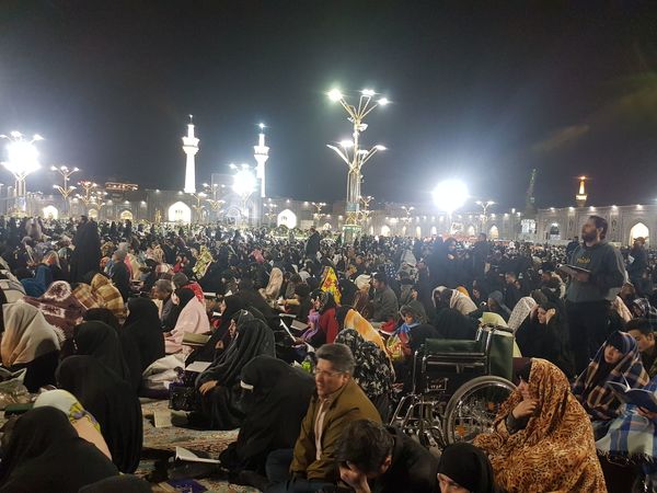 مراسم شب احیای بیست و سوم درحرم مطهر رضوی