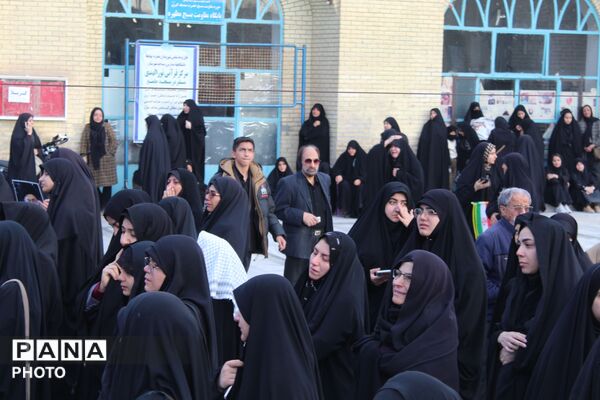 آیین سوگواری شهادت قائد امت در نیشابور 