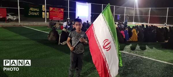 مراسم سوگواری رهبر شهید امام قائد در روستای زیارت پیرکرکان قلعه‌گنج 