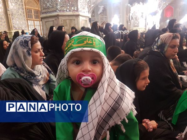 برگزاری بزرگترین اجتماع شیرخوارگان حسینی در حرم مطهر رضوی