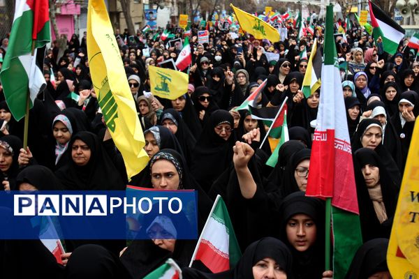 راهپیمایی روز قدس در زنجان 