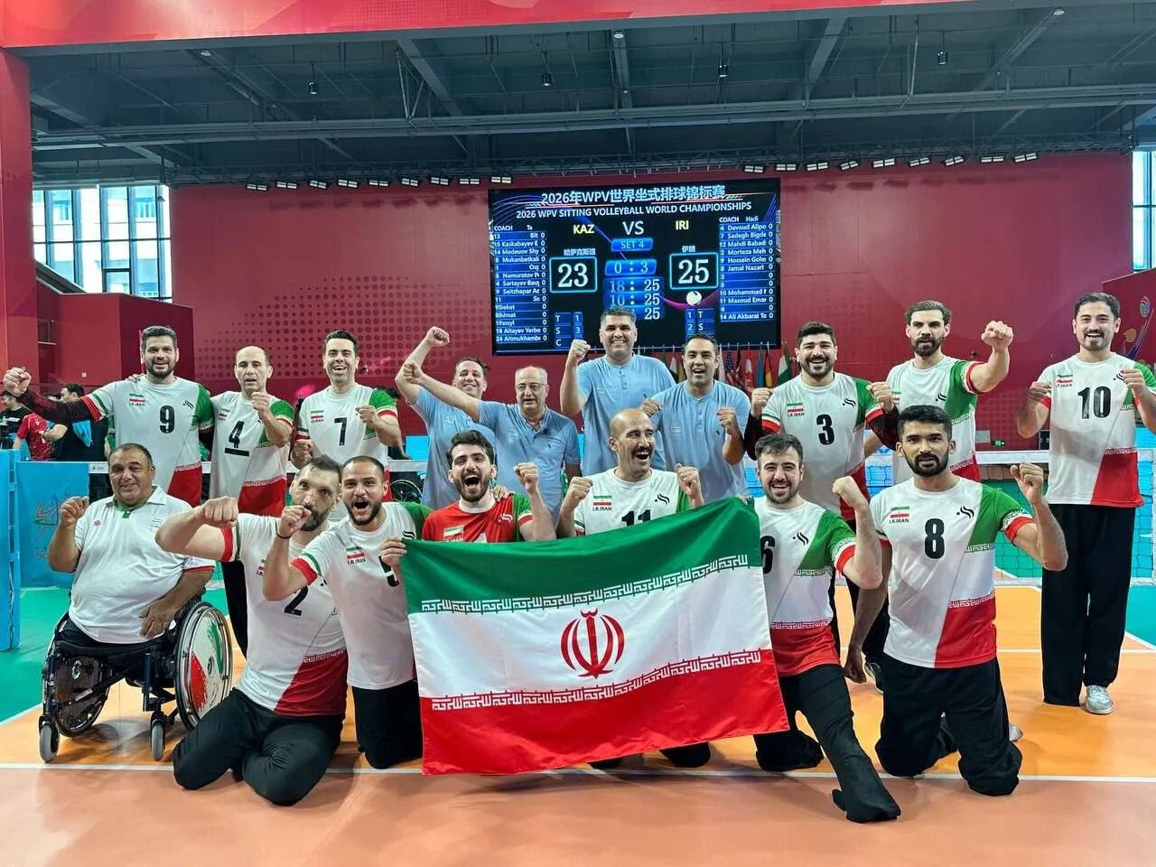 والیبال نشسته قهرمانی جهان/تیم ملی ایران سهمیه پارالمپیک ۲۰۲۸ گرفت