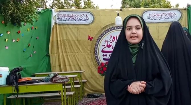 موکب‌های بانوان جشن غدیر غرق نور و شادی در تفت