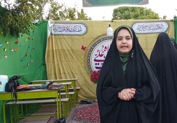 موکب‌های بانوان جشن غدیر غرق نور و شادی در تفت