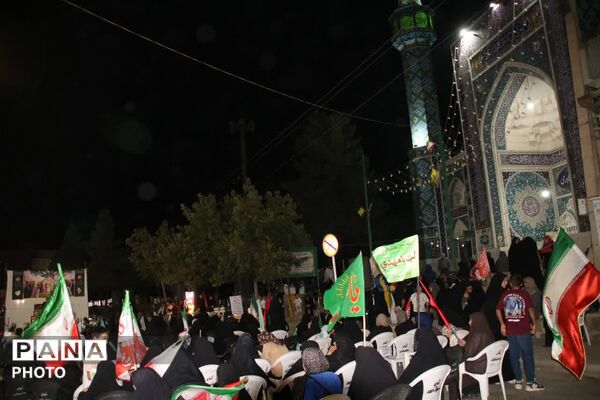 محفل انس با قرآن کریم همراه با اجتماعات شبانه در بی بی شطیطه نیشابور 