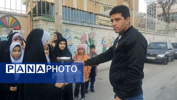 سالگرد شهادت سردار دل‌ها در مدرسه مهندس رحمان فرد ناحیه ۱ مشهد مقدس