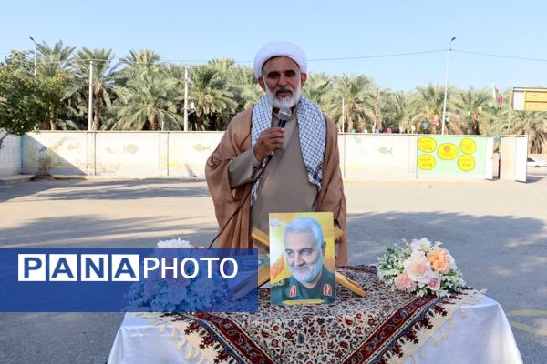 زنگ پدافند غیرعامل در مدارس قلعه‌گنج نواخته شد