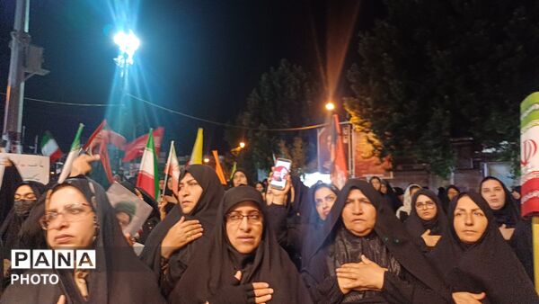 حماسه ای دیگر از مردم کوهدشت در اجتماعات شبانه 