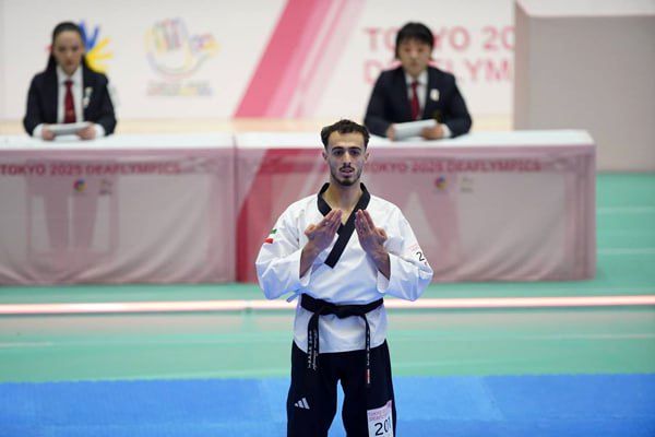 رضا‌صفت نایب‌قهرمان پومسه المپیک ناشنوایان شد/ کسب چهاردهمین مدال کاروان ایران‌