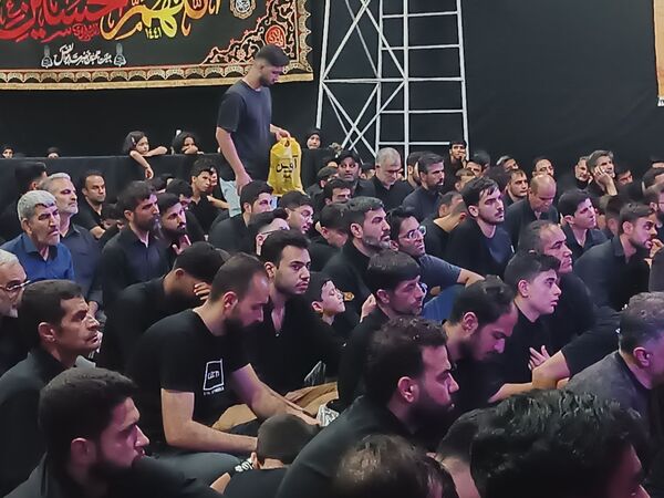 مراسم شب عاشورا در هیئت محبان ابوالفضل نیشابور 