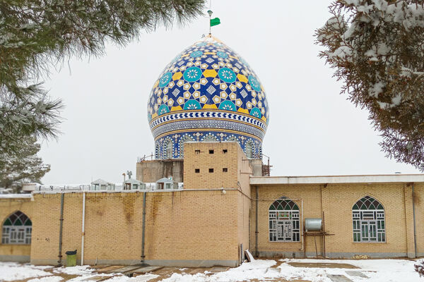 یک روز برفی در روستای بنادکوک‌ دیزه