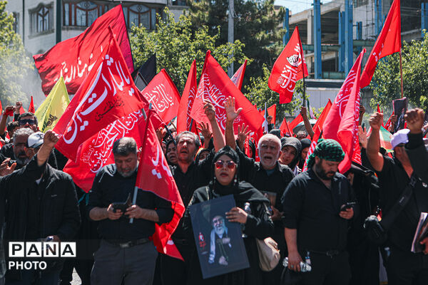 تشییع پیکر رهبر شهید انقلاب در مشهد مقدس-۲