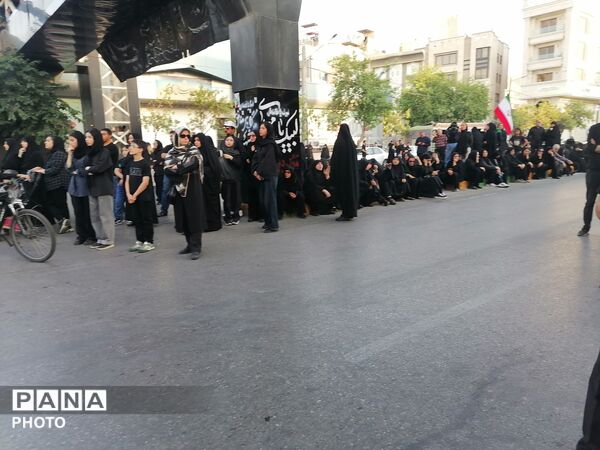 عزاداری عاشورای حسینی در بلوار هاشمیه مشهد