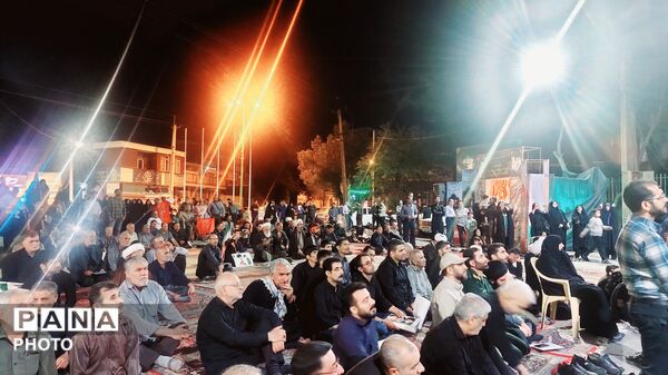 خشم و اندوه در میدان امام حسین الیگودرز اربعین رهبر شهید