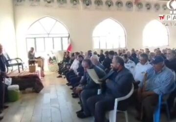 مراسم چهلم شهید حاج ابوالفضل شهباز در دیباج