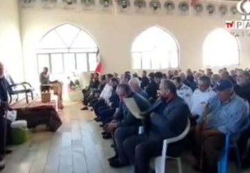 مراسم چهلم شهید حاج ابوالفضل شهباز در دیباج