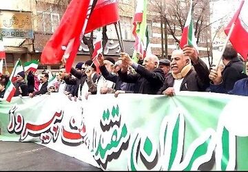 حضور پرشور مردم شهرکرد در جشن ۴۷ سالگی انقلاب اسلامی