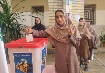 انتخابات شورای دانش‌آموزی مدرسه حضرت خدیجه (س) 