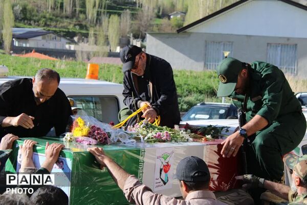 مهمان آسمانی در روستای شهیدپرور لزور