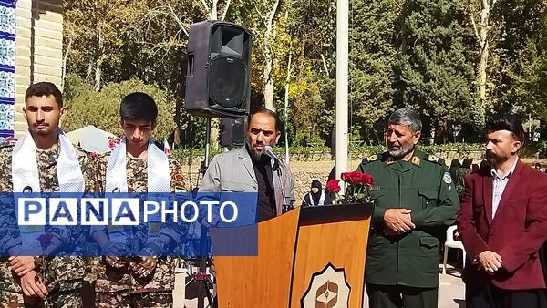  آیین افتتاحیه یادمان شهید دانش آموز اردوگاه باغرود نیشابور