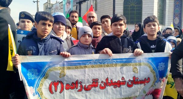 راهپیمایی ۲۲ بهمن در شهرستان قدس  