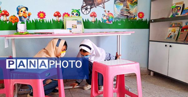 مانور زلزله در دبستان سمیه