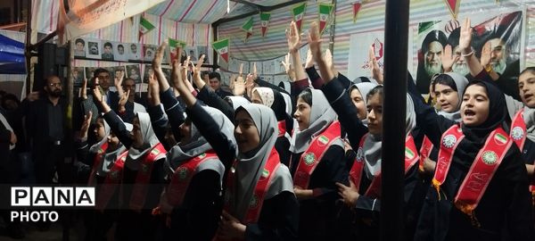 موکب‌داری پیشتازان مرند در غرفه آموزش و پرورش