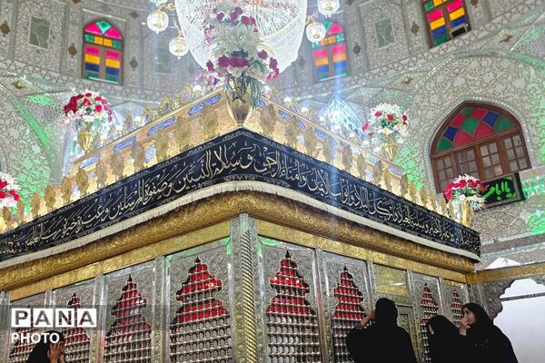 سوگواری ۲۸ صفر در آستان مقدس آقا علی عباس بادرود