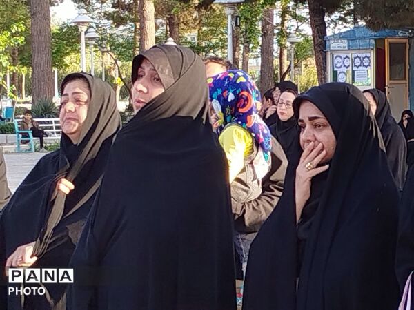 گرامیداشت چهلمین روز شهادت پاسدار محمد صادق نظافتی در کاشمر