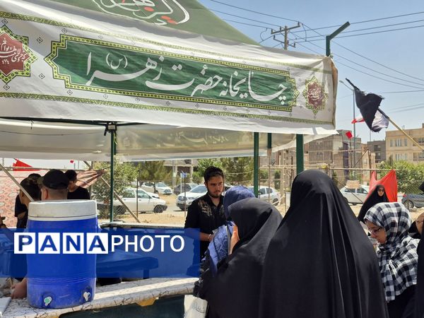 مراسم عزاداری ظهر عاشورا در هیئت الزهرا(س) نیشابور 