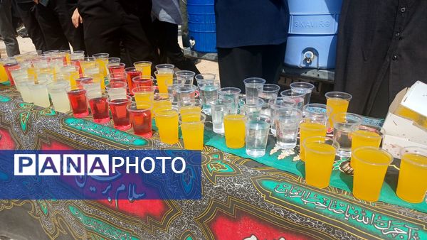 مراسم عاشورای حسینی در گلزار شهدای شهرستان لنده