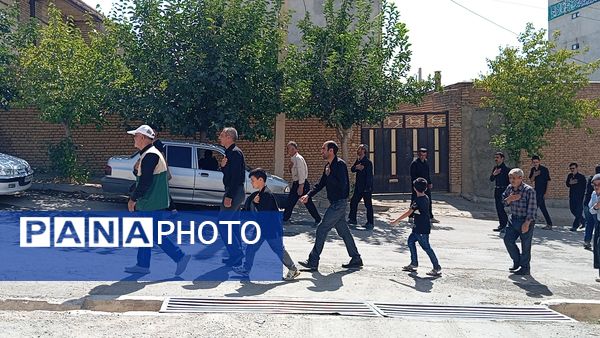 خیابان‌های بن، رنگ ماتم گرفت: تشییع نمادین پیکر امام هشتم