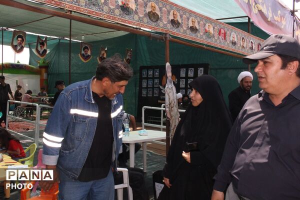 بازدید مشاور استاندار البرز از بخش‌های خدمت‌رسانی به زائران رهبر شهید