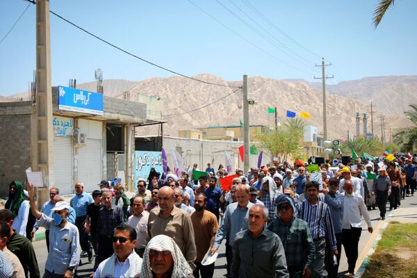 فریاد «مرگ بر اسرائیل» در لامرد طنین انداز شد