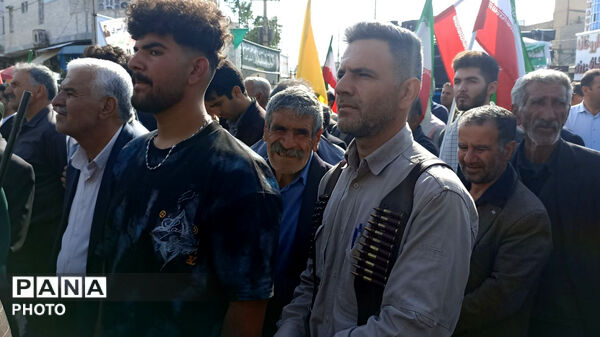  همبستگی مردمی در رزمایش جان فدا درکوهدشت