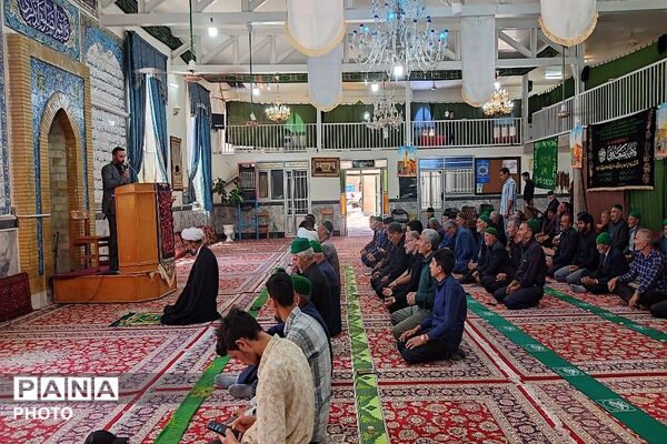 اقامه نماز عبادی سیاسی جمعه در نخستین روز از ماه محرم، مسجد جامع شهر بار