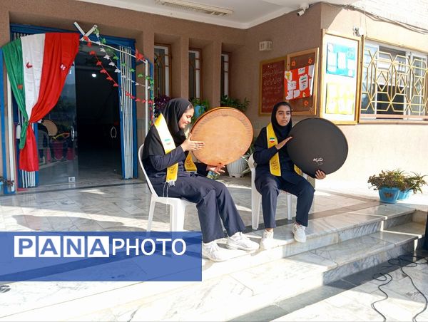 افتتاح المپیاد ورزشی در دبیرستان یاران امام تیرتاش 