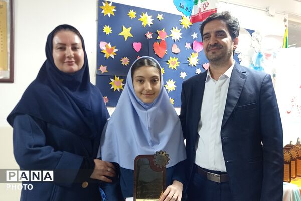 طرح محیط زیستی شهید مفقود الاثر ماکان نصیری در مدرسه رضوان ناحیه دو بهارستان